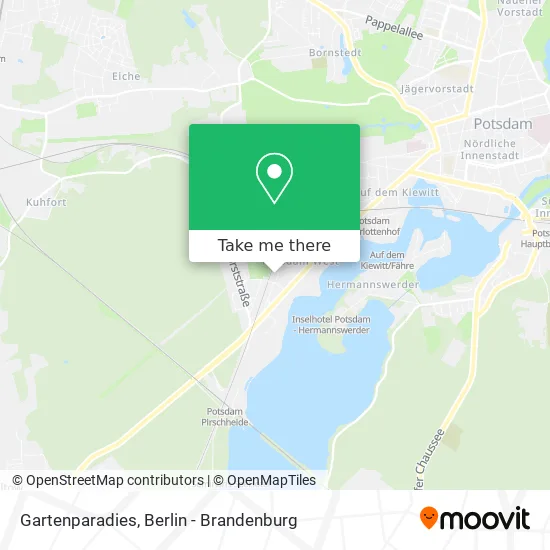 Карта Gartenparadies