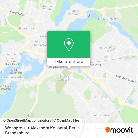 Карта Wohnprojekt Alexandra Kollontai