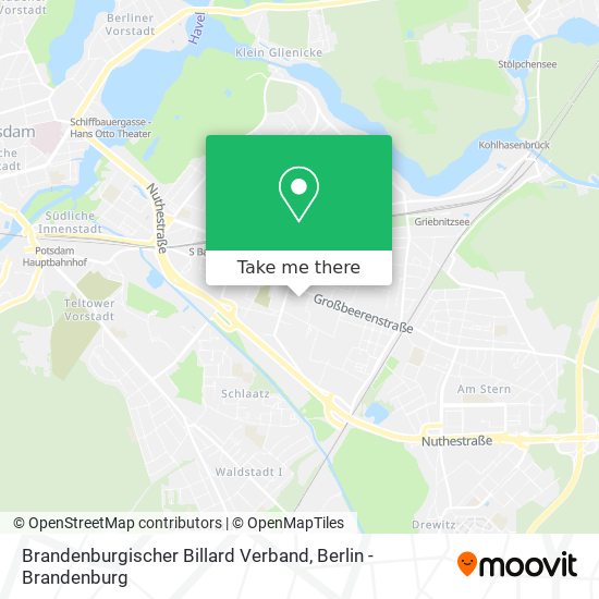 Brandenburgischer Billard Verband map