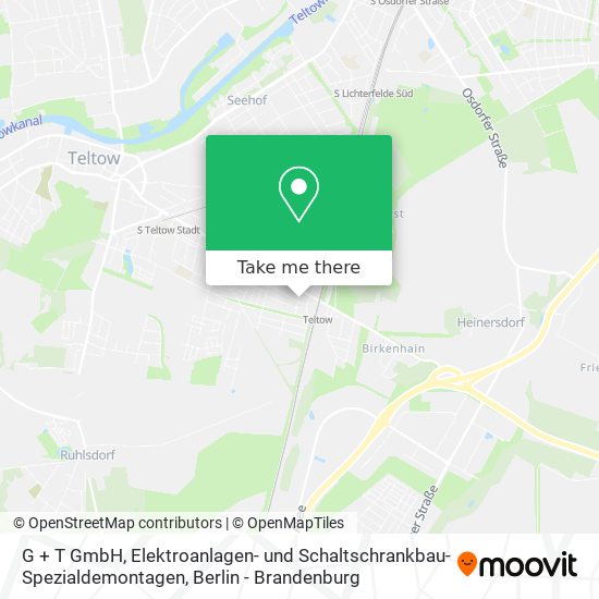 G + T GmbH, Elektroanlagen- und Schaltschrankbau- Spezialdemontagen map