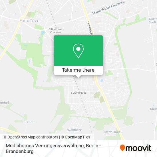 Mediahomes Vermögensverwaltung map