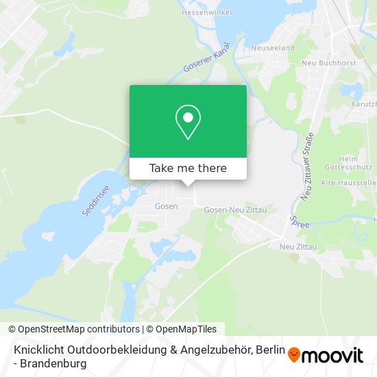 Knicklicht Outdoorbekleidung & Angelzubehör map