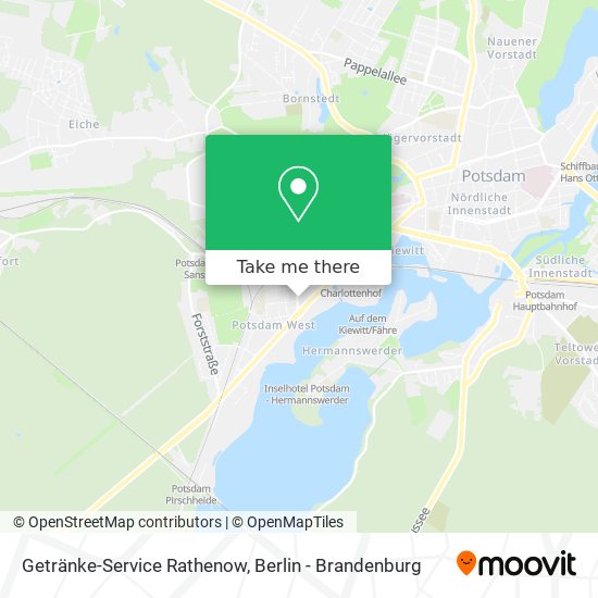 Карта Getränke-Service Rathenow