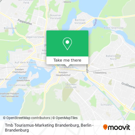 Tmb Tourismus-Marketing Brandenburg map