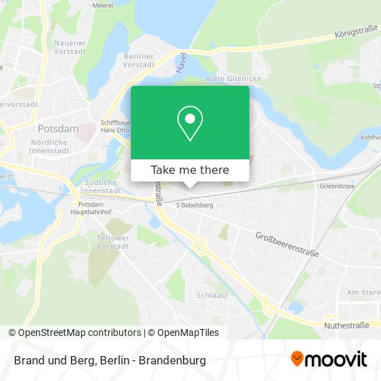 Brand und Berg map