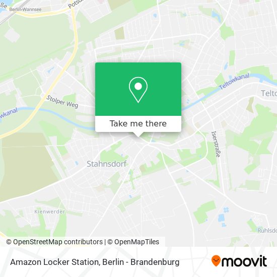 Amazon Locker Station map