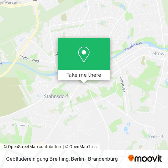 Gebäudereinigung Breitling map