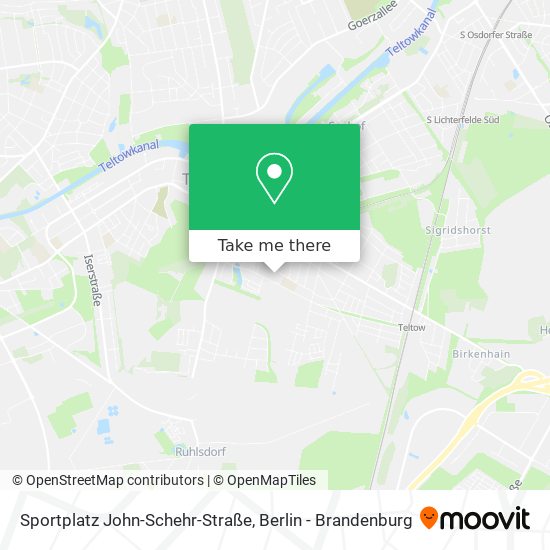 Карта Sportplatz John-Schehr-Straße