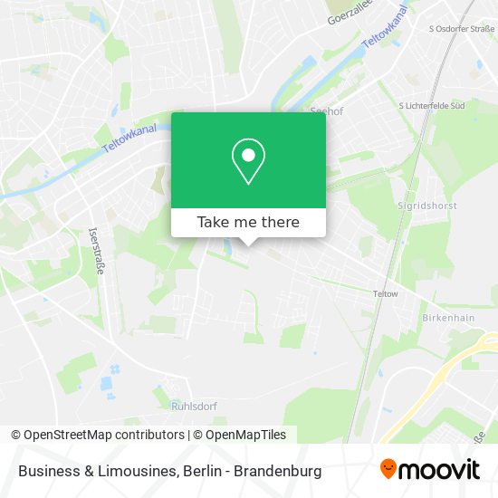 Business & Limousines map