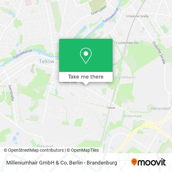 Карта Milleniumhair GmbH & Co