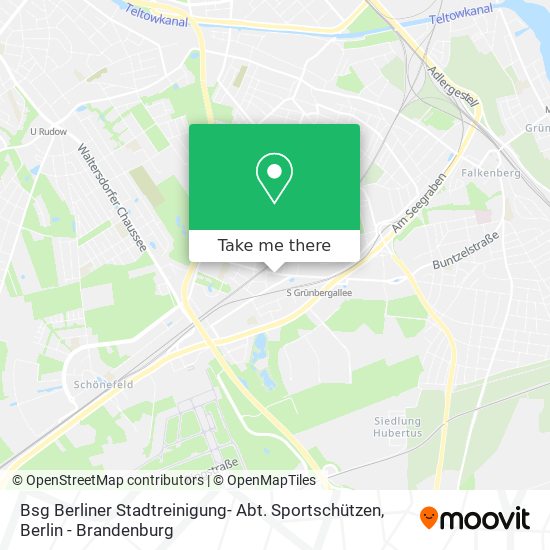 Карта Bsg Berliner Stadtreinigung- Abt. Sportschützen