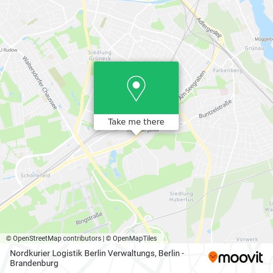 Карта Nordkurier Logistik Berlin Verwaltungs