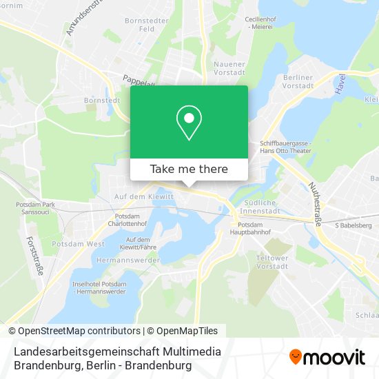 Landesarbeitsgemeinschaft Multimedia Brandenburg map