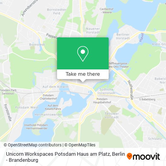 Карта Unicorn Workspaces Potsdam Haus am Platz