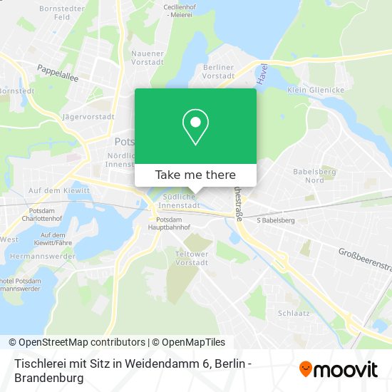 Tischlerei mit Sitz in Weidendamm 6 map