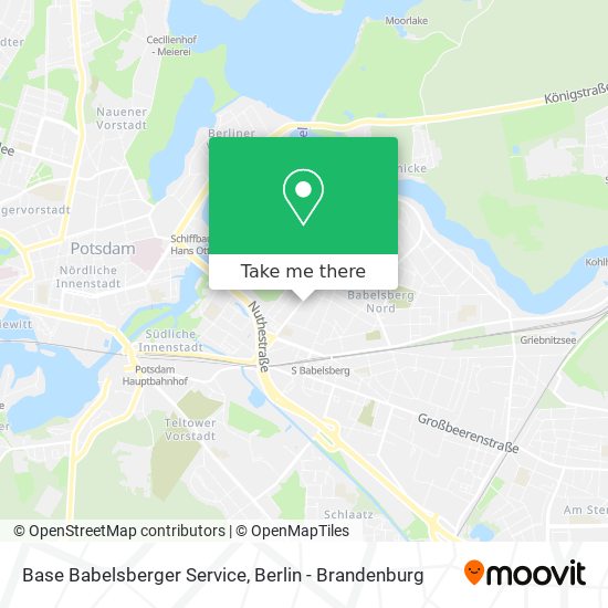 Base Babelsberger Service map
