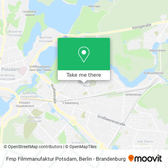 Fmp Filmmanufaktur Potsdam map