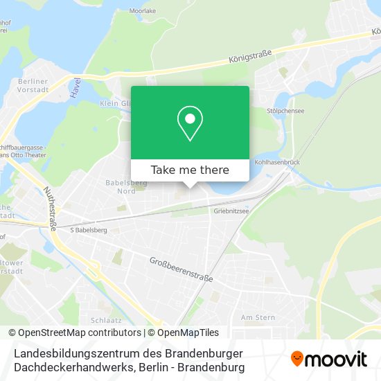 Карта Landesbildungszentrum des Brandenburger Dachdeckerhandwerks