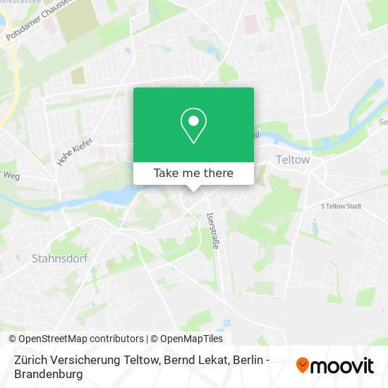 Zürich Versicherung Teltow, Bernd Lekat map