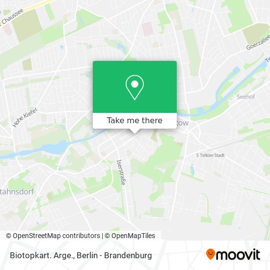 Biotopkart. Arge. map