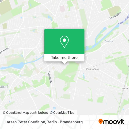 Larsen Peter Spedition map