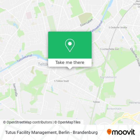 Tutus Facility Management map