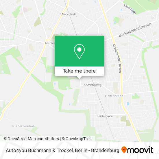 Auto4you Buchmann & Trockel map