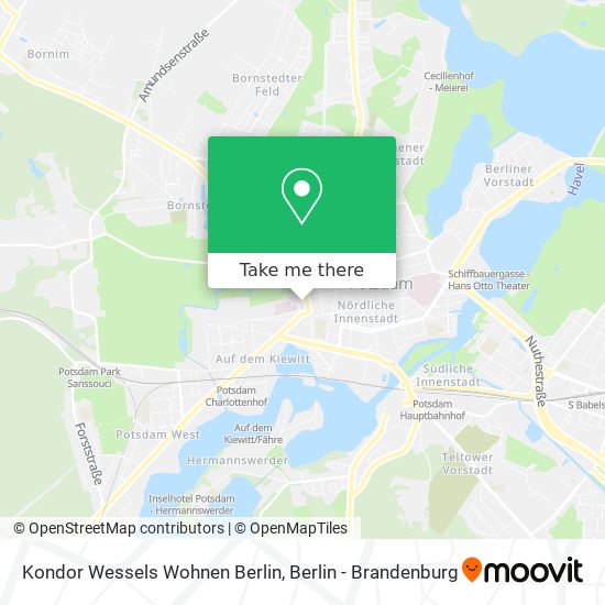 Карта Kondor Wessels Wohnen Berlin