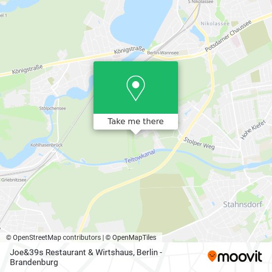 Joe&39s Restaurant & Wirtshaus map