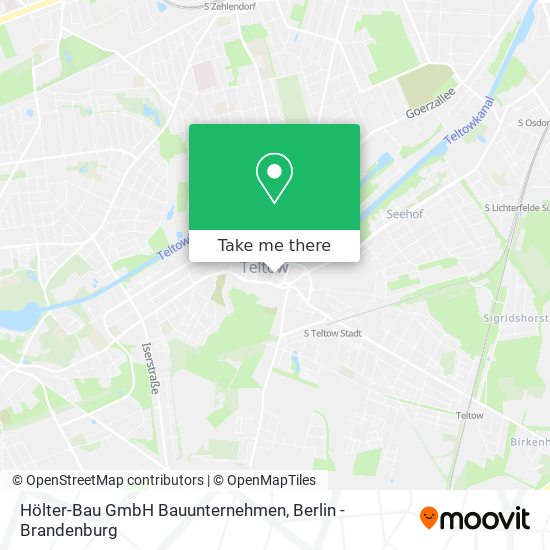 Hölter-Bau GmbH Bauunternehmen map