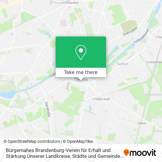 Bürgernahes Brandenburg-Verein für Erhalt und Stärkung Unserer Landkreise, Städte und Gemeinden map