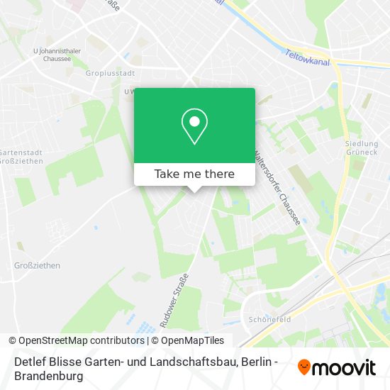 Detlef Blisse Garten- und Landschaftsbau map