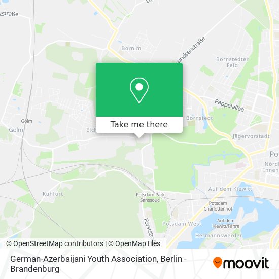 German-Azerbaijani Youth Association map
