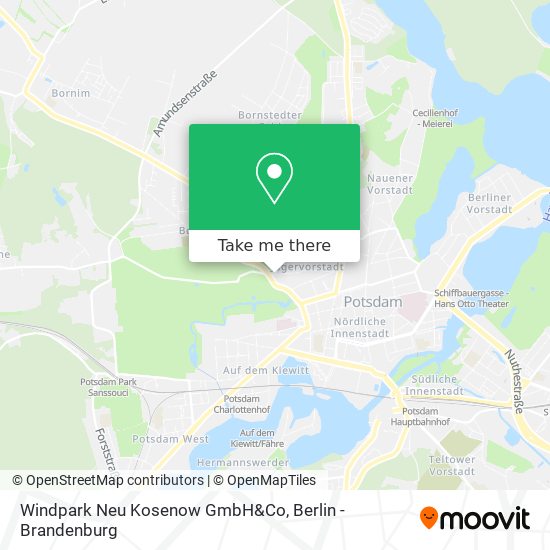 Windpark Neu Kosenow GmbH&Co map