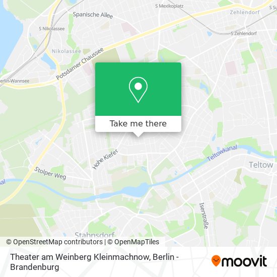 Theater am Weinberg Kleinmachnow map