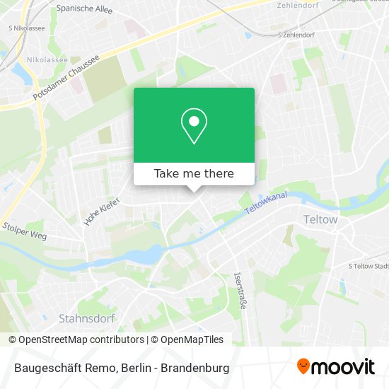 Baugeschäft Remo map