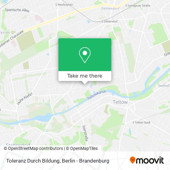 Toleranz Durch Bildung map