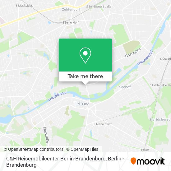 C&H Reisemobilcenter Berlin-Brandenburg map