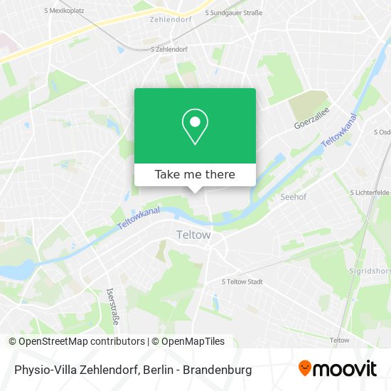 Physio-Villa Zehlendorf map