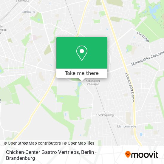 Карта Chicken-Center Gastro Vertriebs