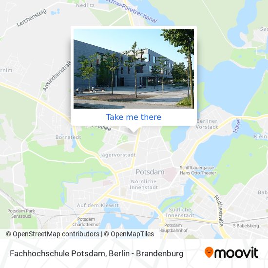 Fachhochschule Potsdam map