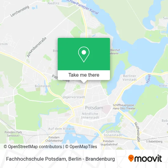 Fachhochschule Potsdam map