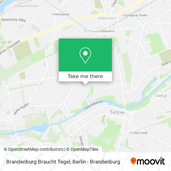 Brandenburg Braucht Tegel map