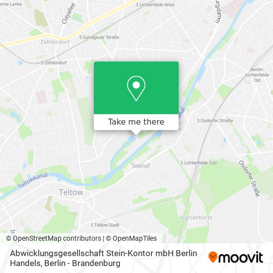 Карта Abwicklungsgesellschaft Stein-Kontor mbH Berlin Handels