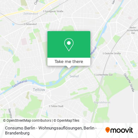 Карта Consumo Berlin - Wohnungsauflösungen