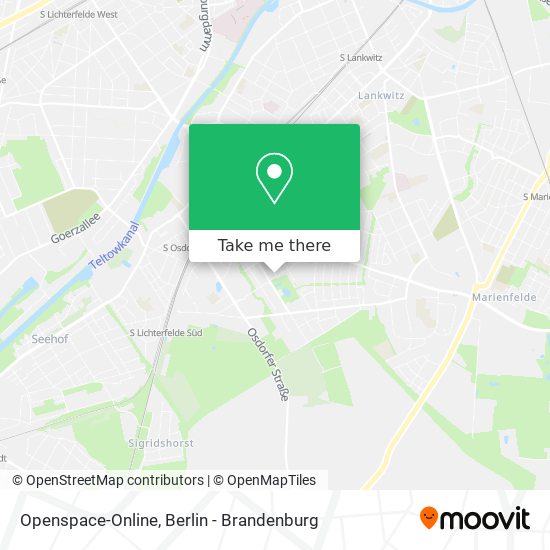 Openspace-Online map