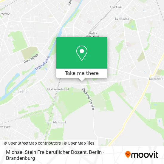 Карта Michael Stein Freiberuflicher Dozent