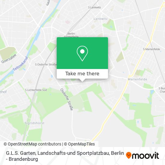 G.L.S. Garten, Landschafts-und Sportplatzbau map