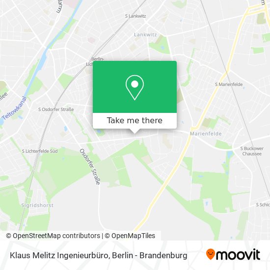 Klaus Melitz Ingenieurbüro map