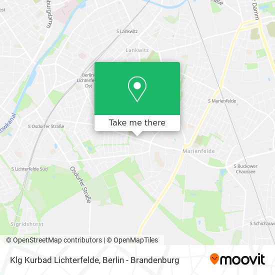 Klg Kurbad Lichterfelde map